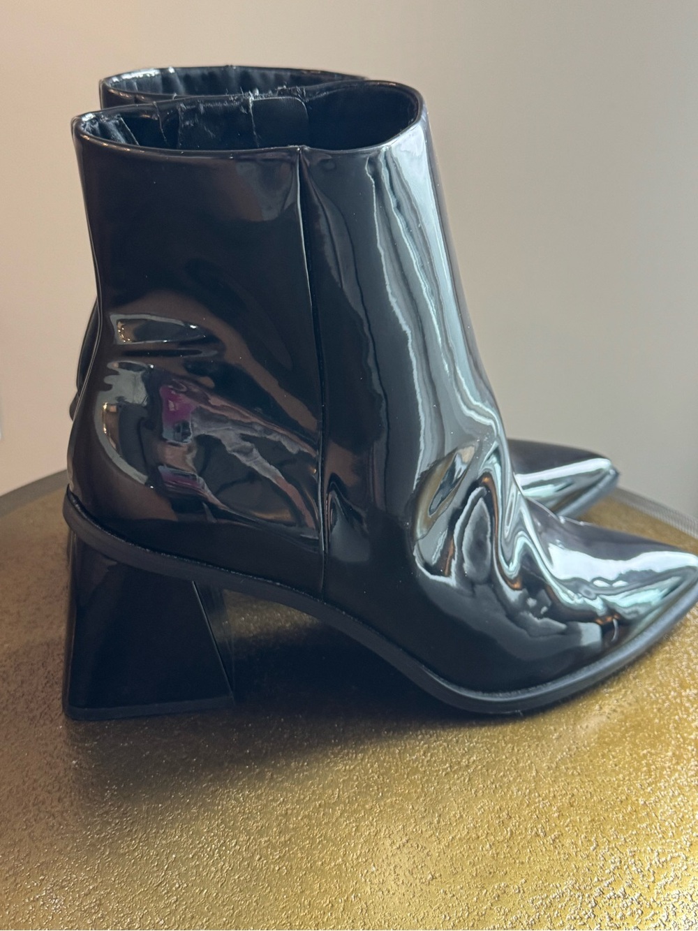 BP. Loren Pointed Toe Bootie in Black Patent Leather. Women’s sz 12 - Picture 3 of 4